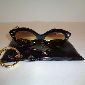 Victoria's Secret VS0009 Black Gold New Sunglasses